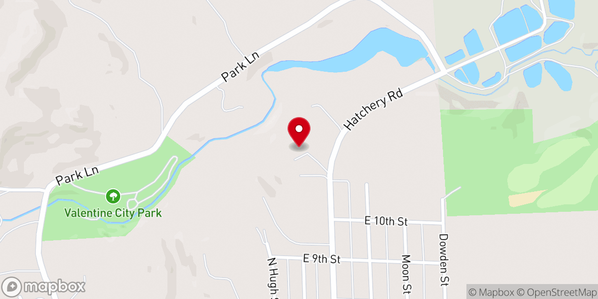 Map showing location of Sandoz' Chapel of the Pines