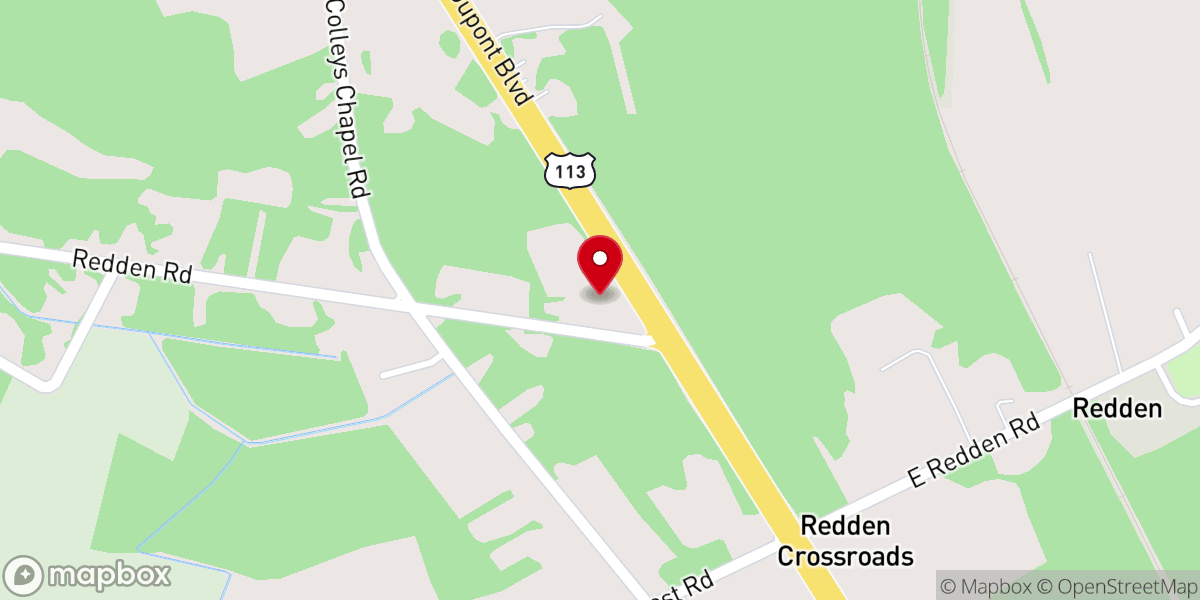 Map showing location of Iglesia de Cristo Georgetown