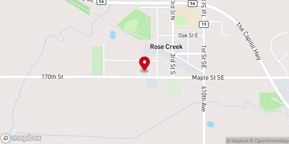 Map showing location of St Peters Church