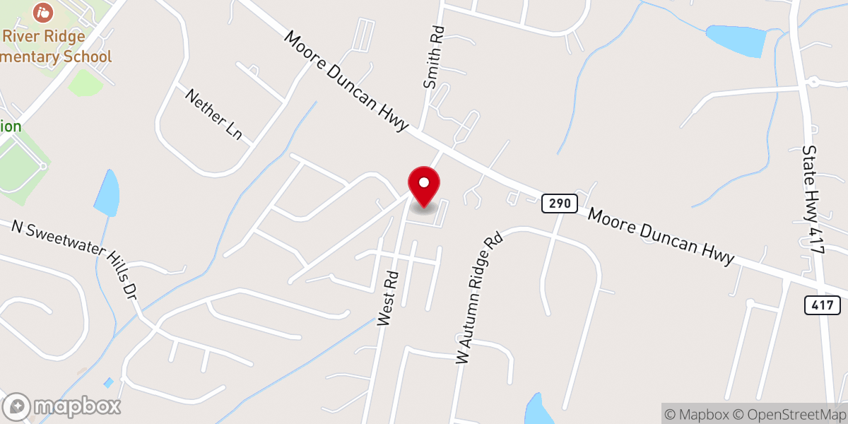Map showing location of Grace Bible Church