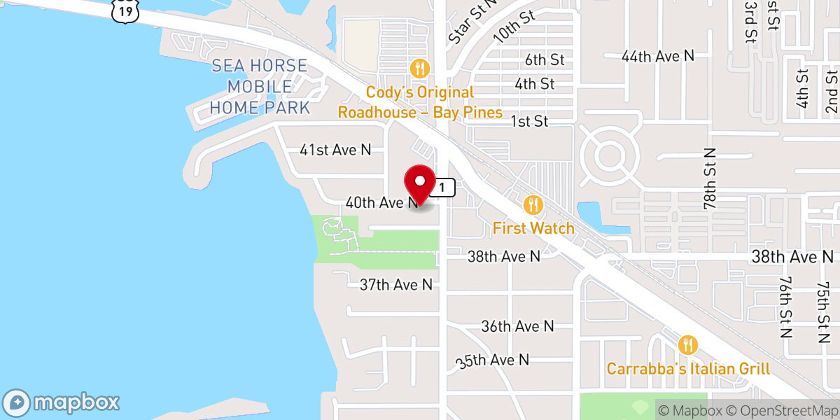 Map showing location of Lighthouse Free-Will Baptist