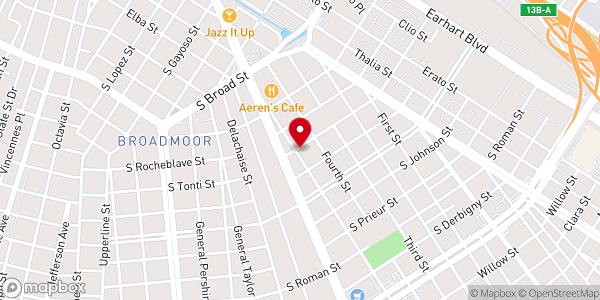 Map showing location of Peck United Methodist Church
