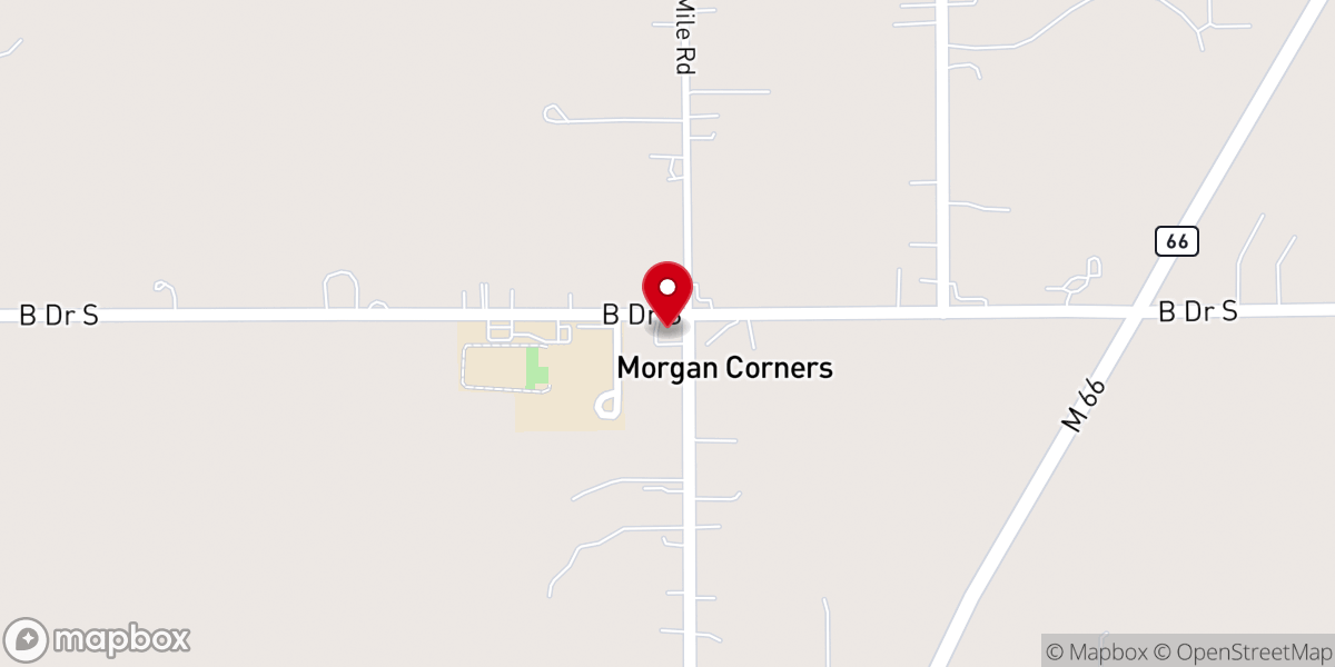 Map showing location of Grace Fellowship Baptist Church
