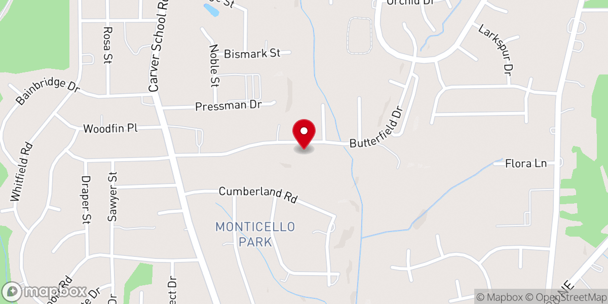 Map showing location of Scales Memorial Chapel
