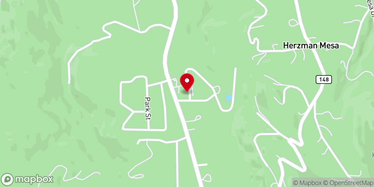 Map showing location of Evergreen Lutheran Church