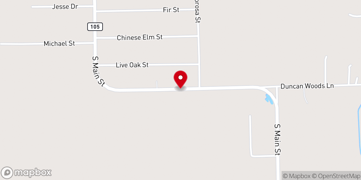 Map showing location of Friendship Bible Baptist