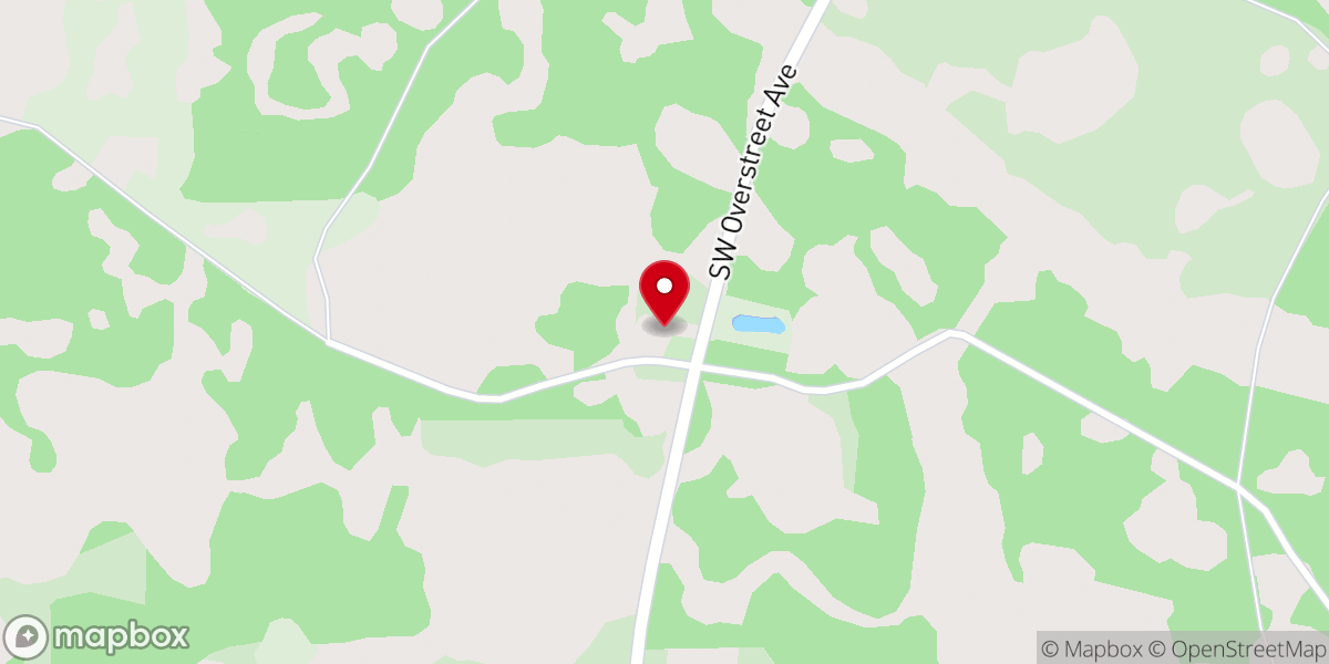 Map showing location of Harmony Church