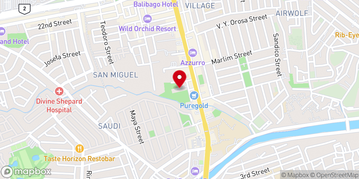 Map showing location of The Church of Jesus Christ of Latter-day Saints