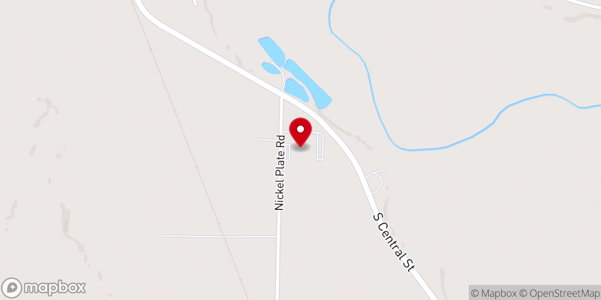 Map showing location of Community Bible Church