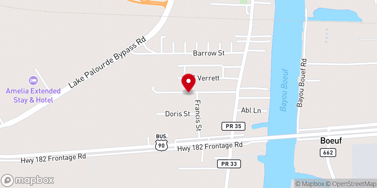 Map showing location of St Andrew Catholic Church