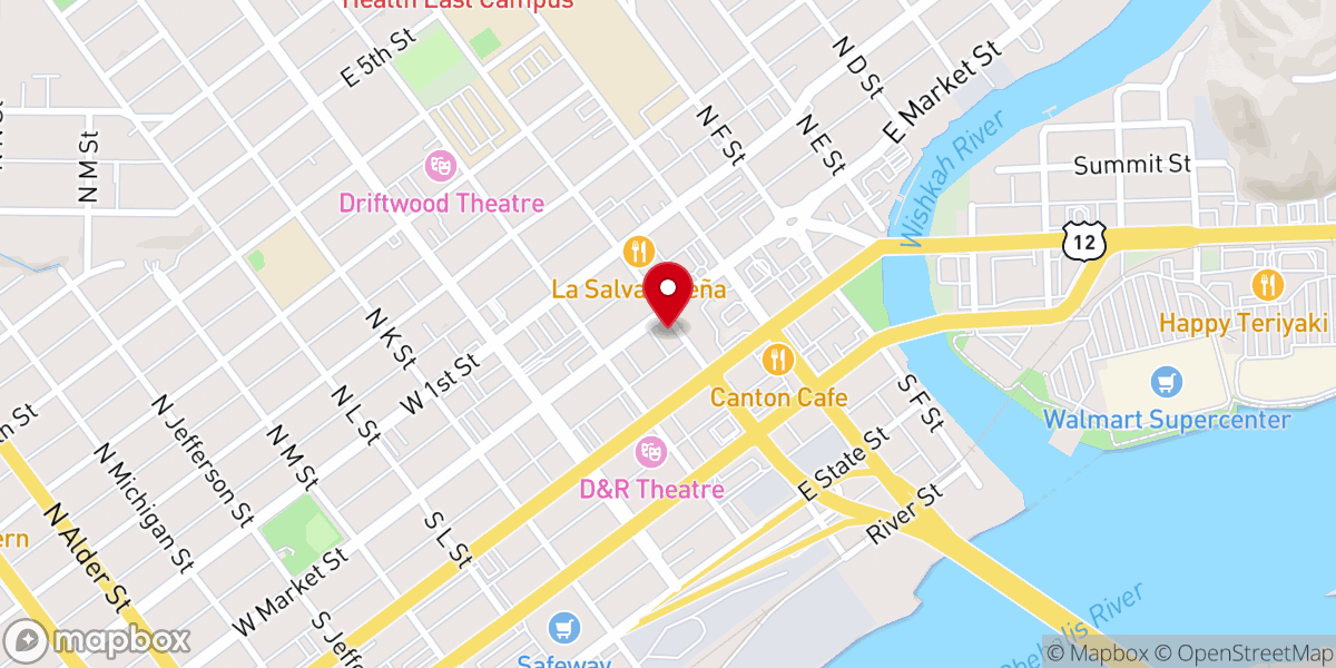 Map showing location of Kaleo Church