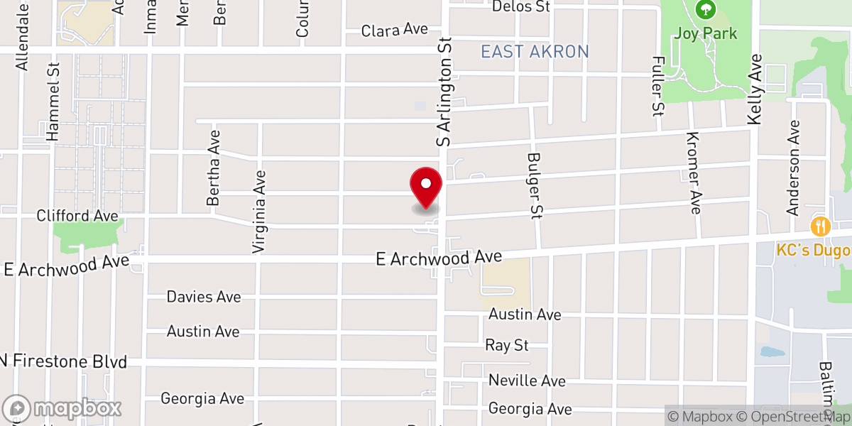 Map showing location of New Kingdom Apostolic Faith Church