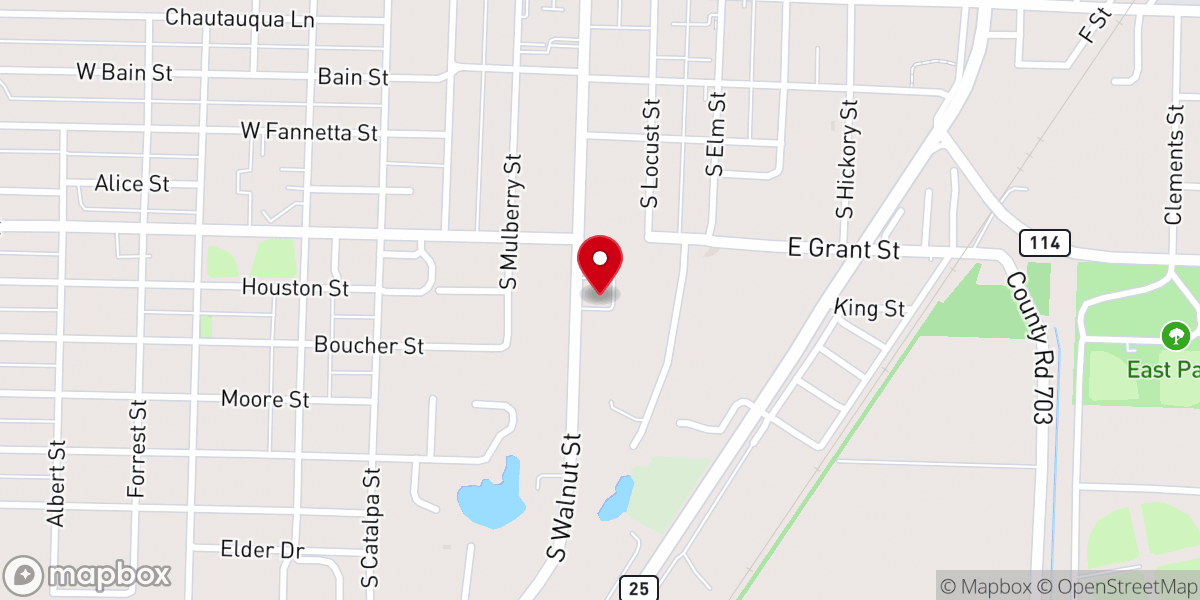 Map showing location of Crossroads-Global Methodist Church