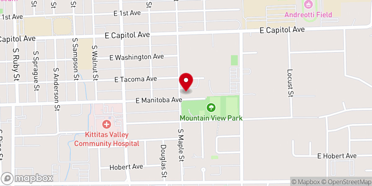 Map showing location of Church of Christ