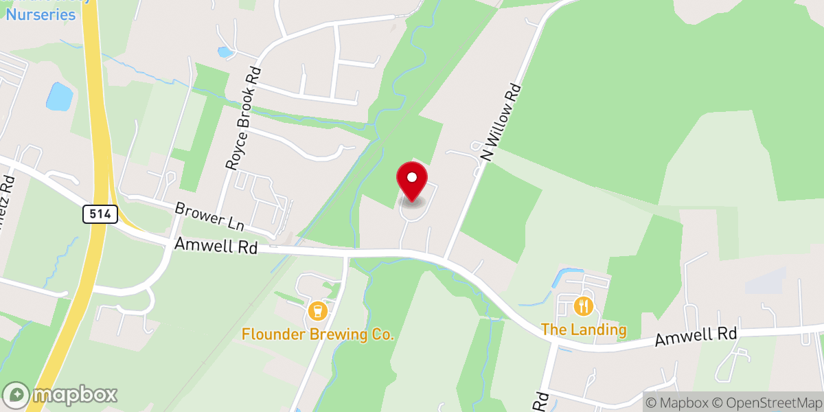Map showing location of True Jesus Church in Hillsborough