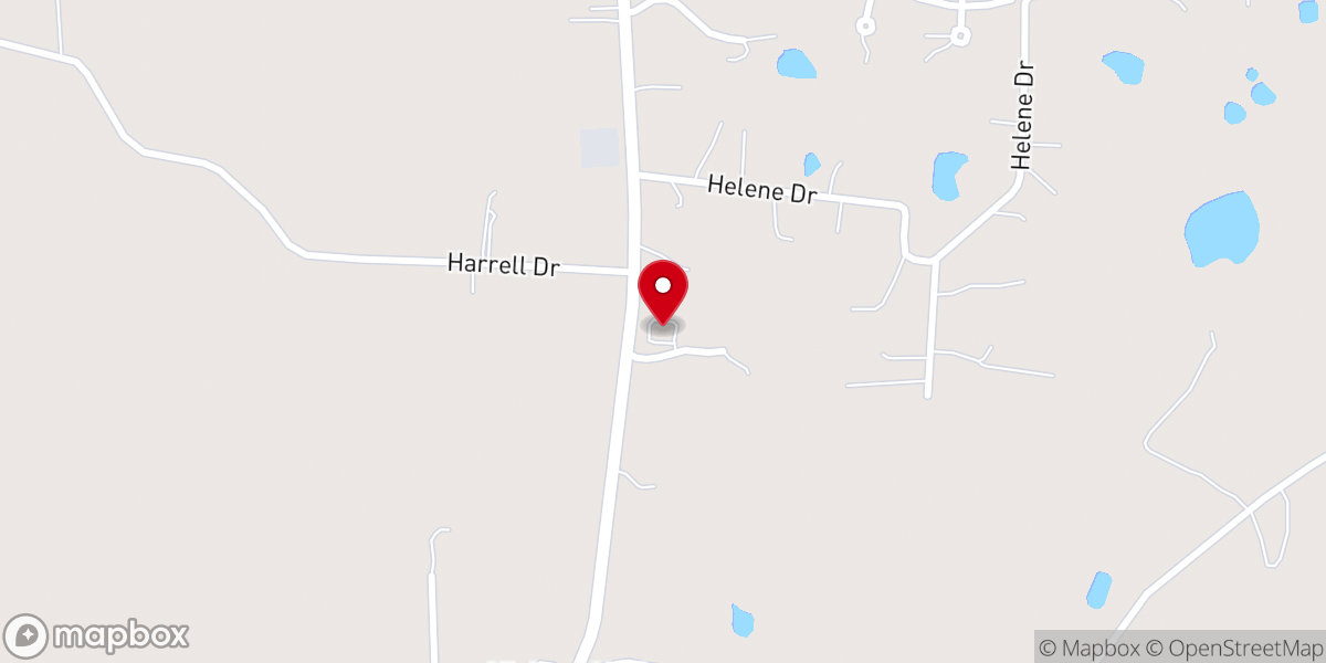 Map showing location of West Fayette Church of Christ