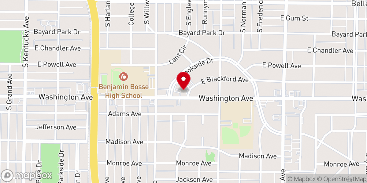 Map showing location of New Horizon Fellowship Church of God