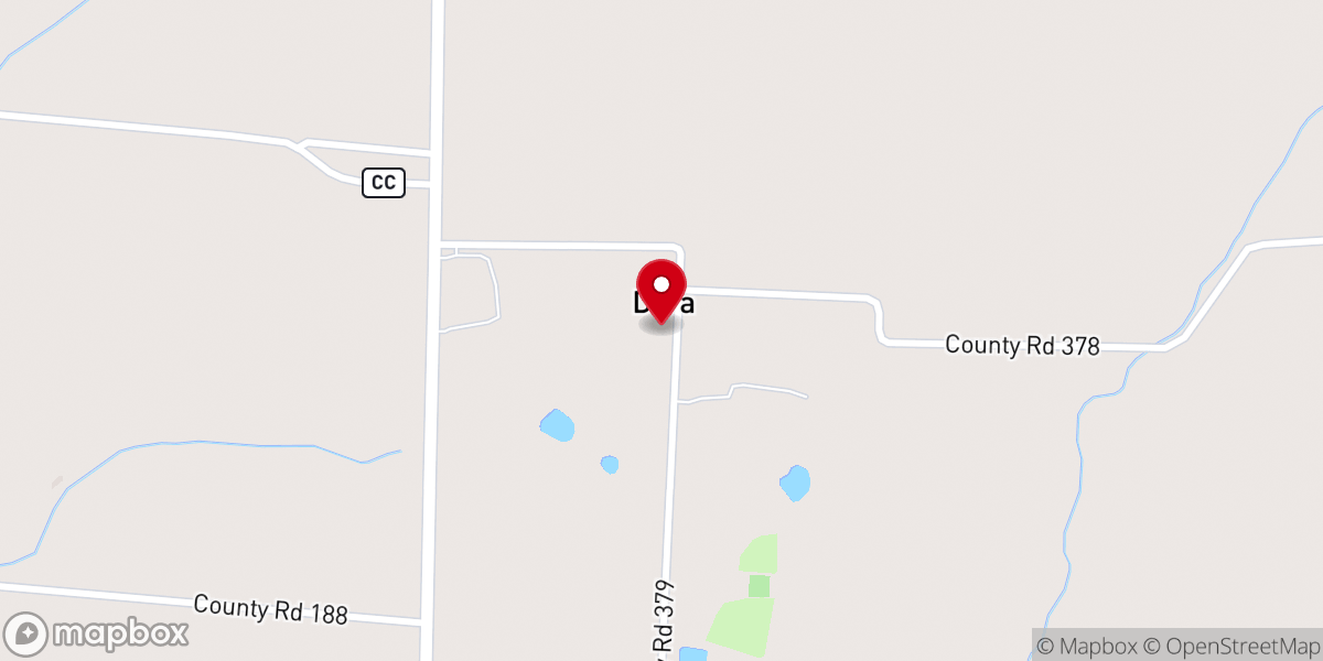Map showing location of Family Life Church