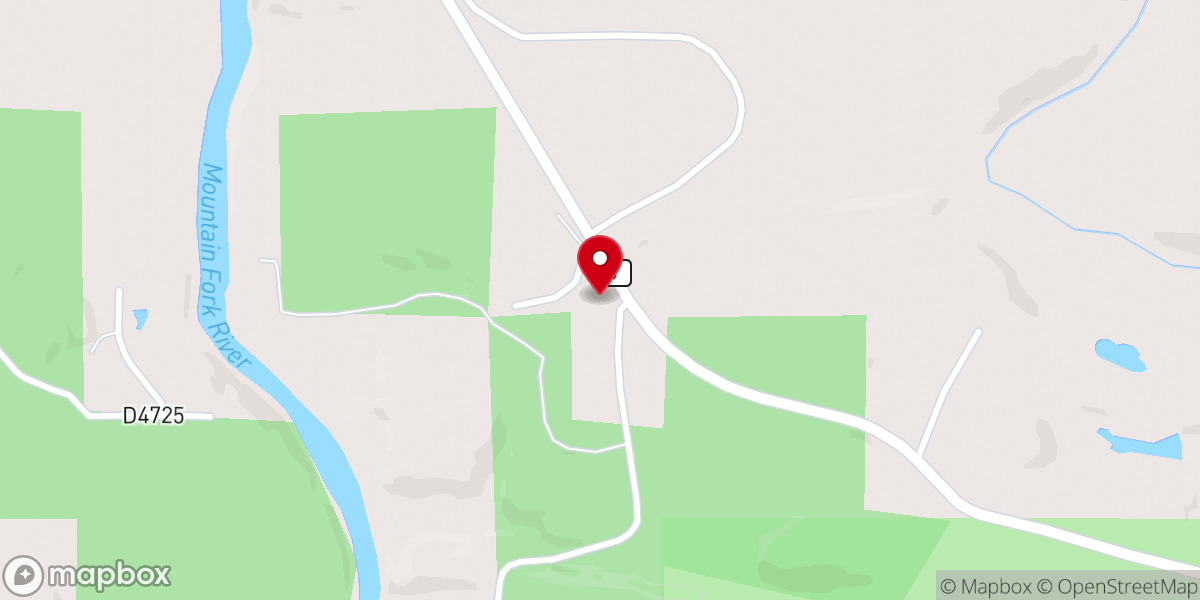 Map showing location of Indian Mission Baptist Church