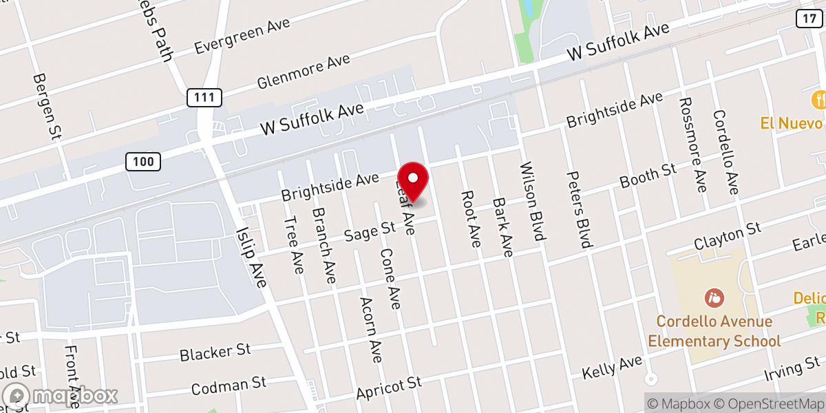 Map showing location of Holy Church of Christ