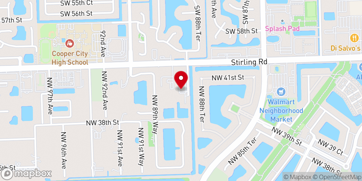 Map showing location of Living Word Open Bible Church