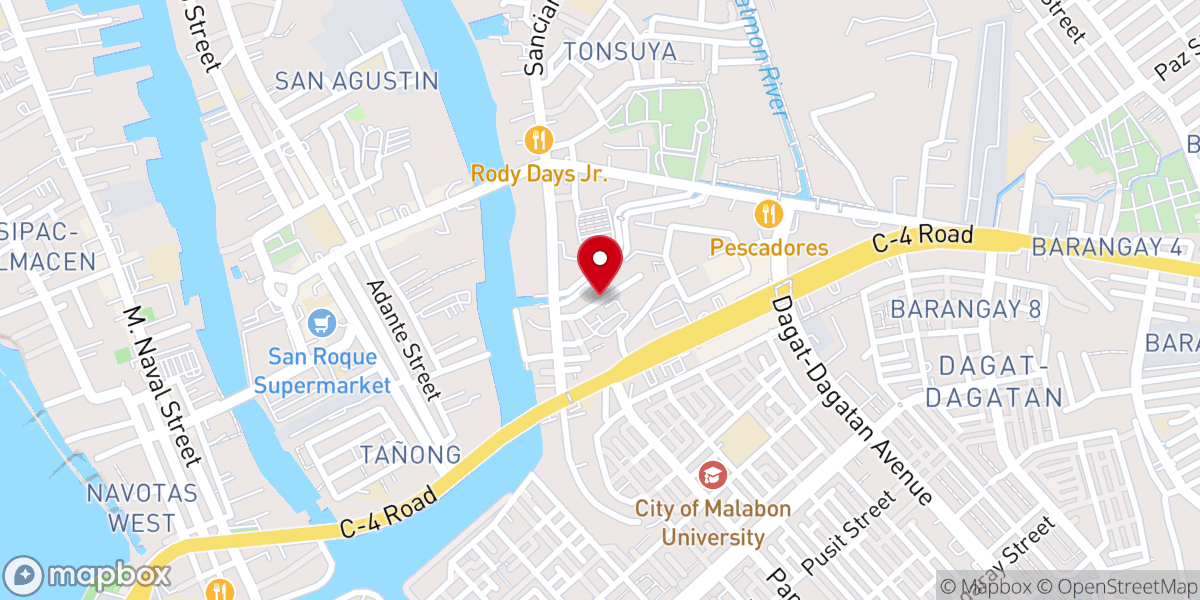 Map showing location of Longos IEMELIF Church
