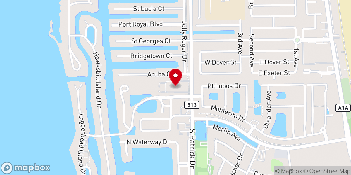 Map showing location of Trinity Wellsprings Church