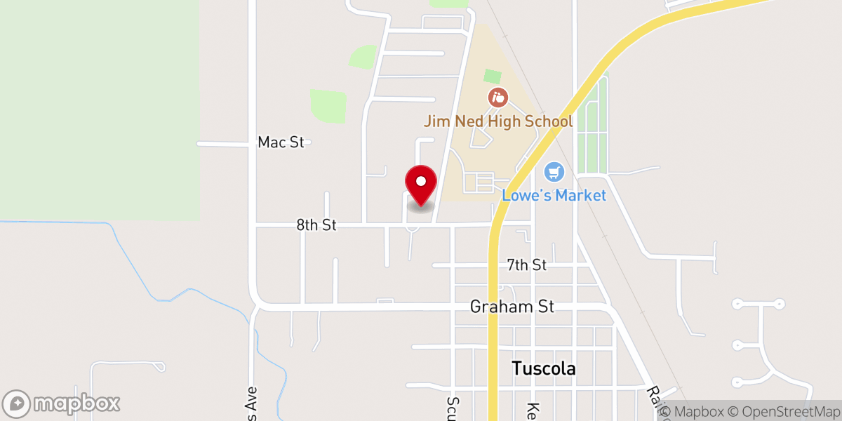 Map showing location of West Side Church of Christ