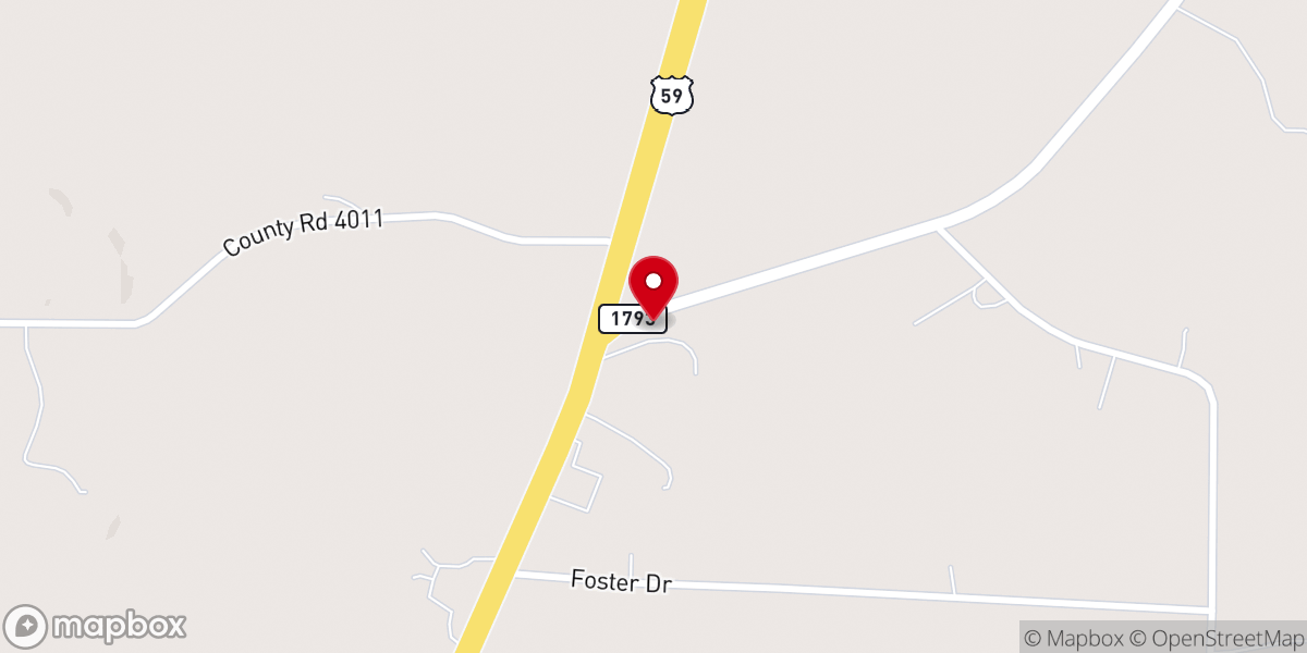 Map showing location of Good Hope Baptist Church