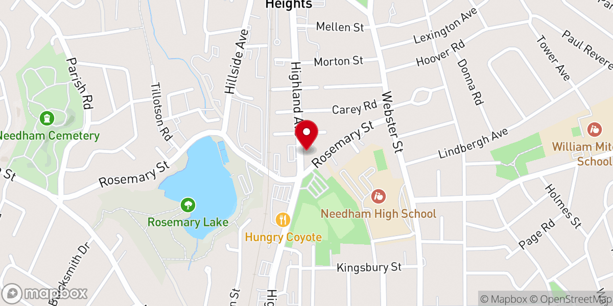 Map showing location of Christ Episcopal Church