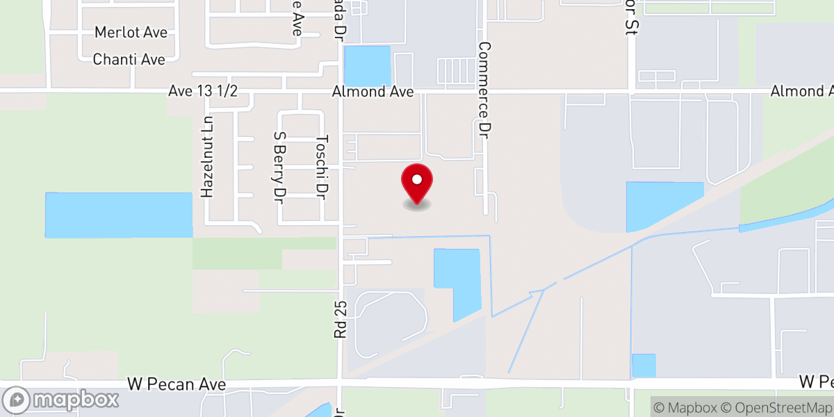 Map showing location of Building for Christ Madera