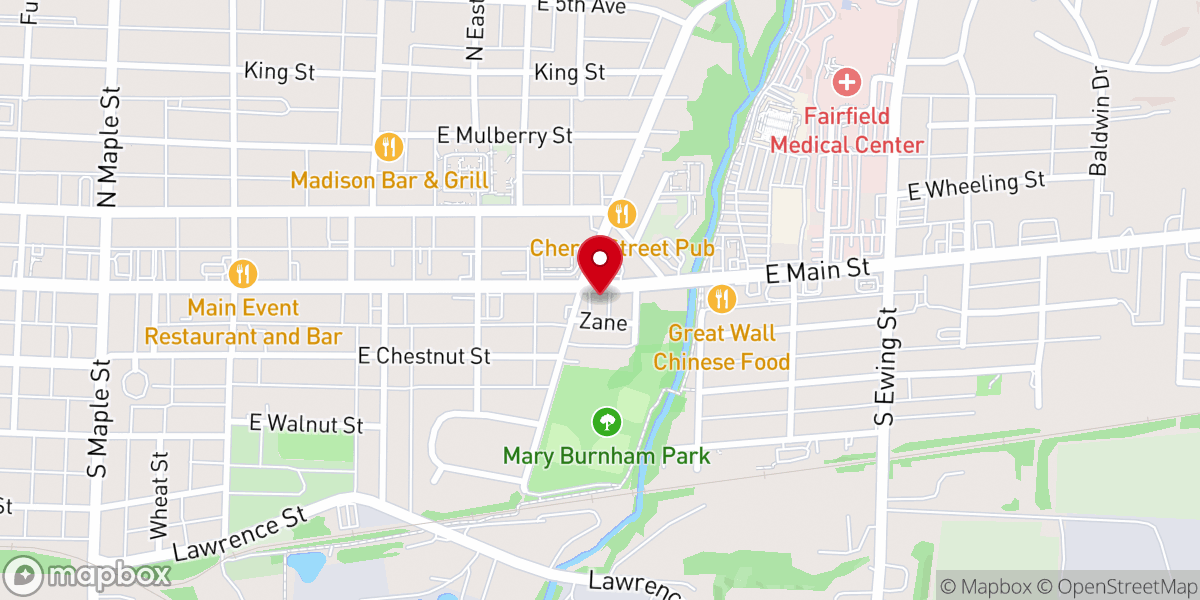 Map showing location of Grace Community Christian Fellowship
