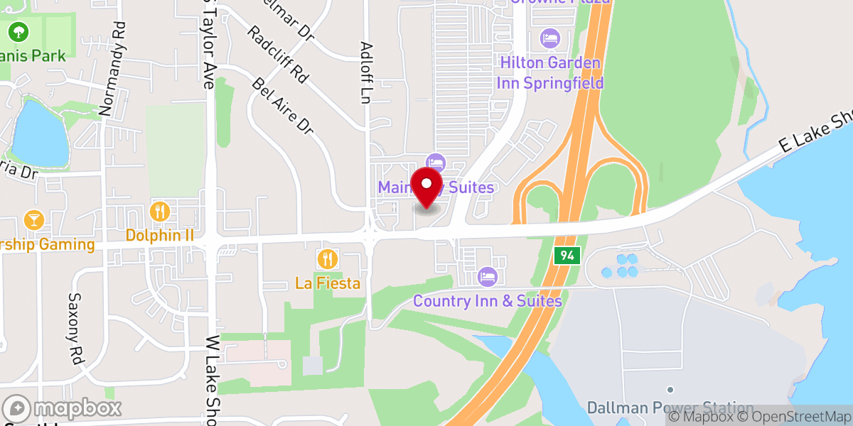 Map showing location of Illinois Baptist State Association