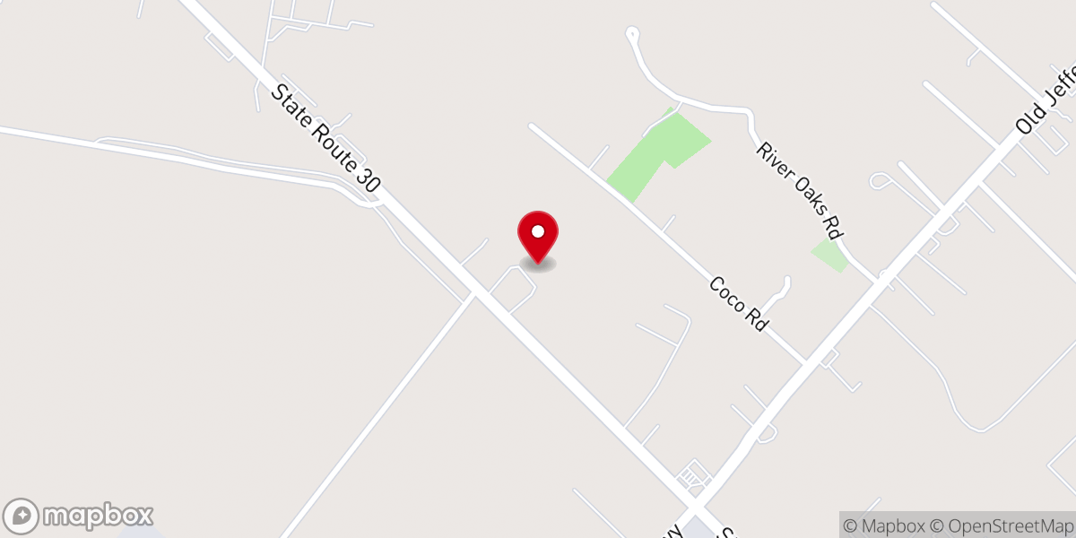 Map showing location of R J Daigle & Sons Contractors Inc