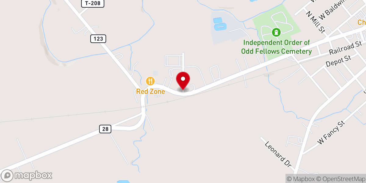 Map showing location of Elevation Community Church