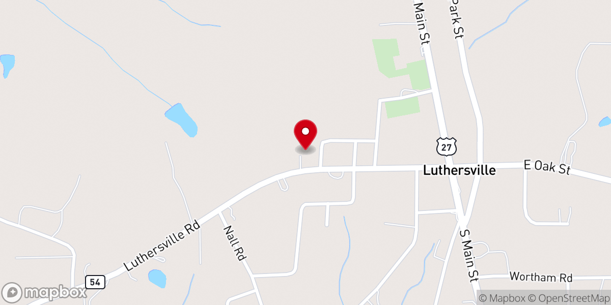Map showing location of Parker Place Events