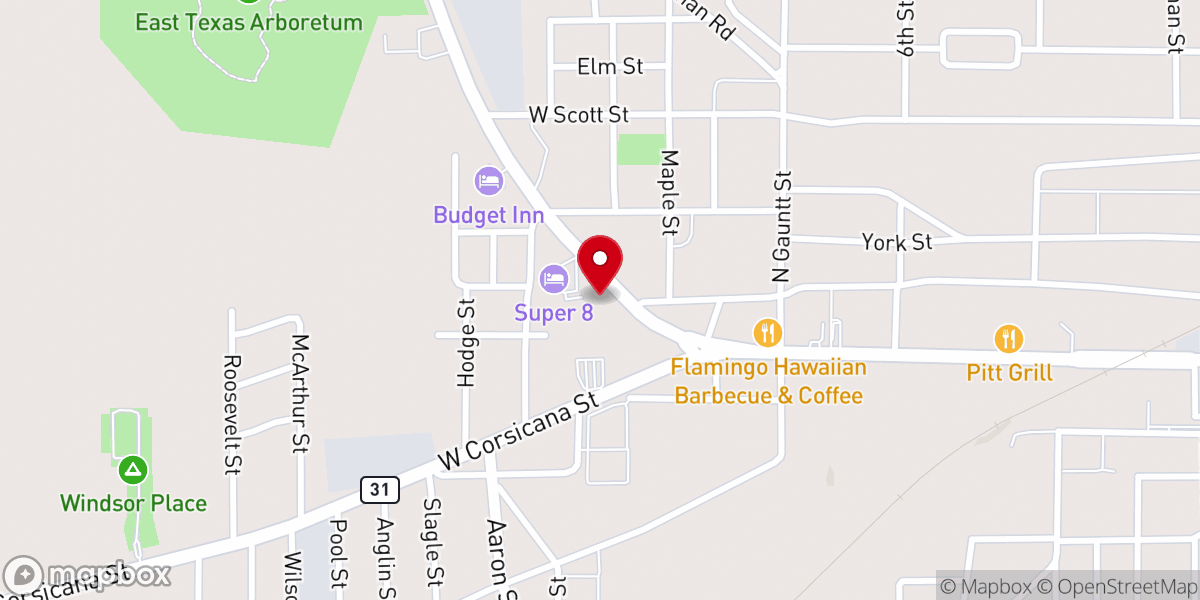 Map showing location of Hugs With Love Ministry Center