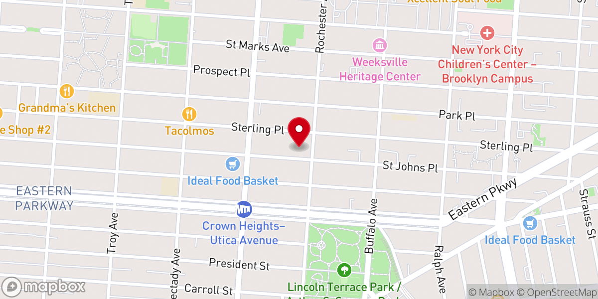 Map showing location of Miracle Church of Christ Inc