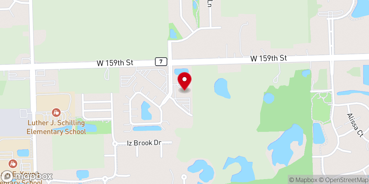 Map showing location of Eagle Rock Community Church