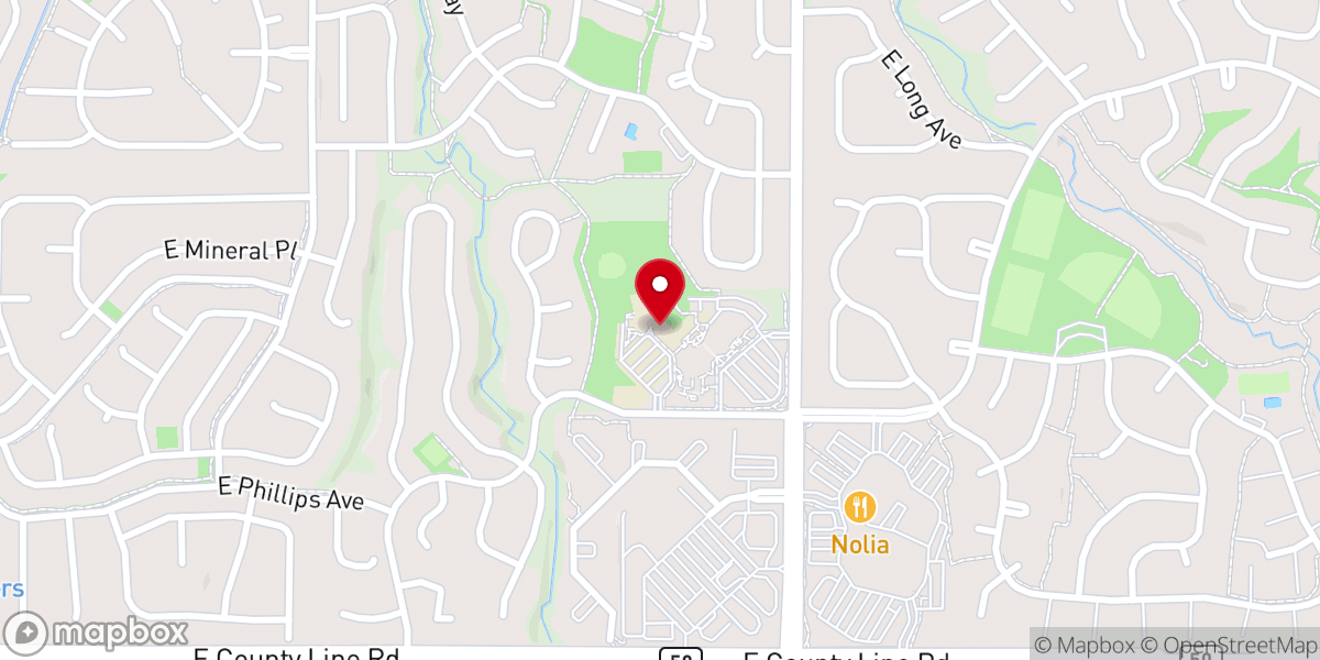 Map showing location of St. Thomas More Catholic School