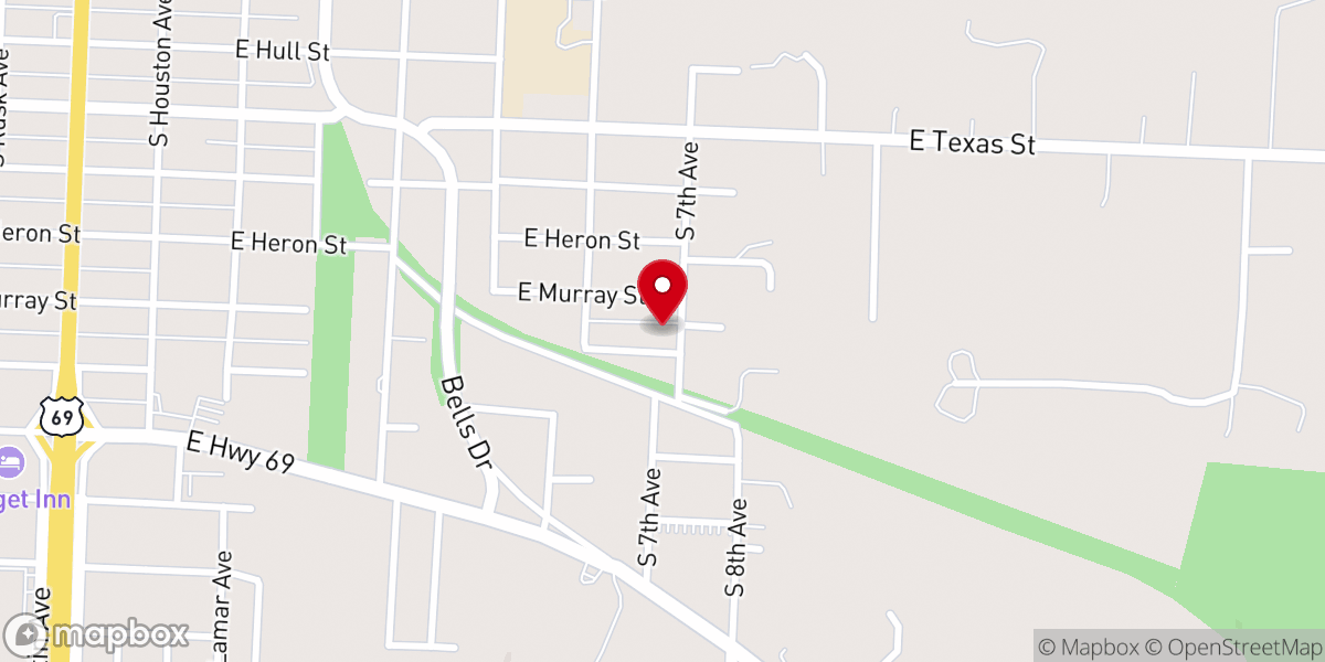 Map showing location of Great Commission Baptist church