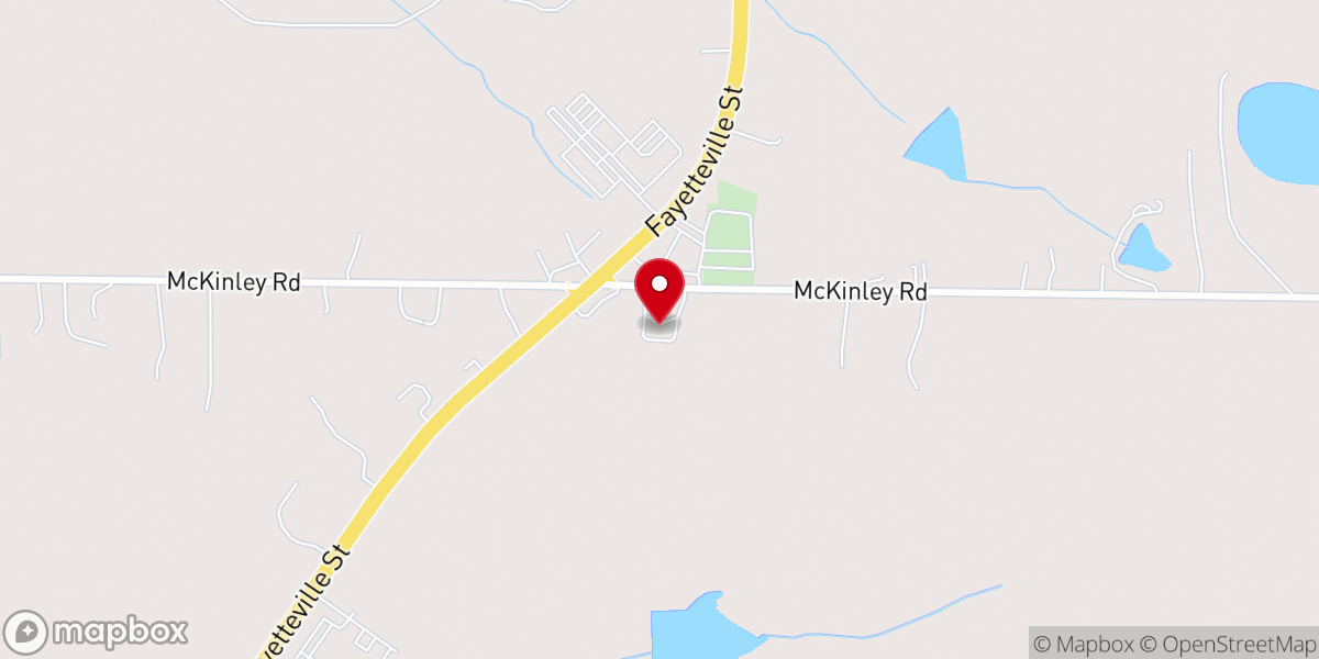Map showing location of Christian Fellowship Baptist Church