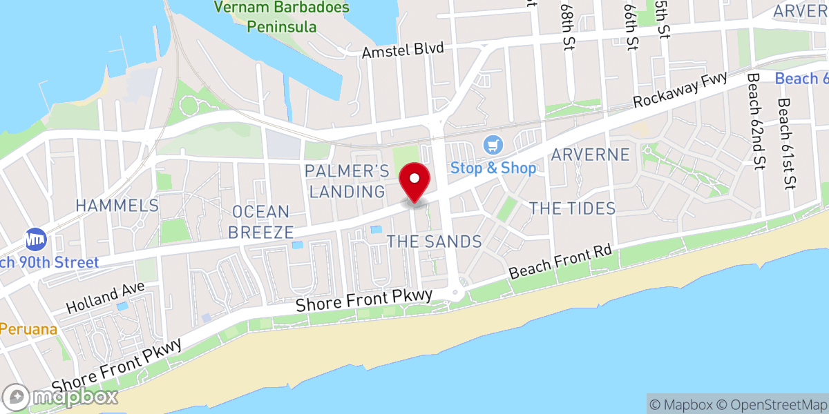 Map showing location of St. John Baptist Church Place