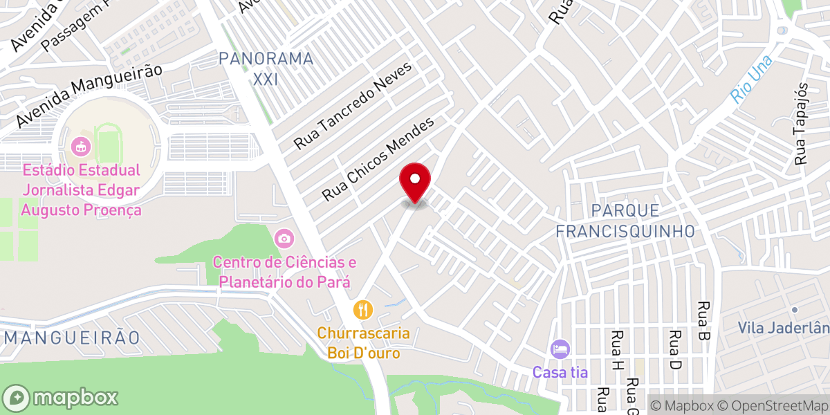 Map showing location of Igreja Batista Transcoqueiro