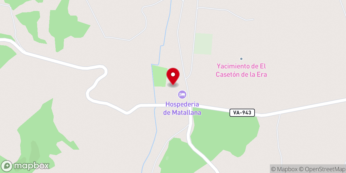 Map showing location of Monasterio cisterciense de Matallana (ruinas)