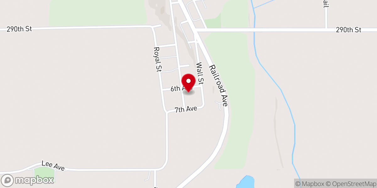 Map showing location of St Mary's Catholic Church
