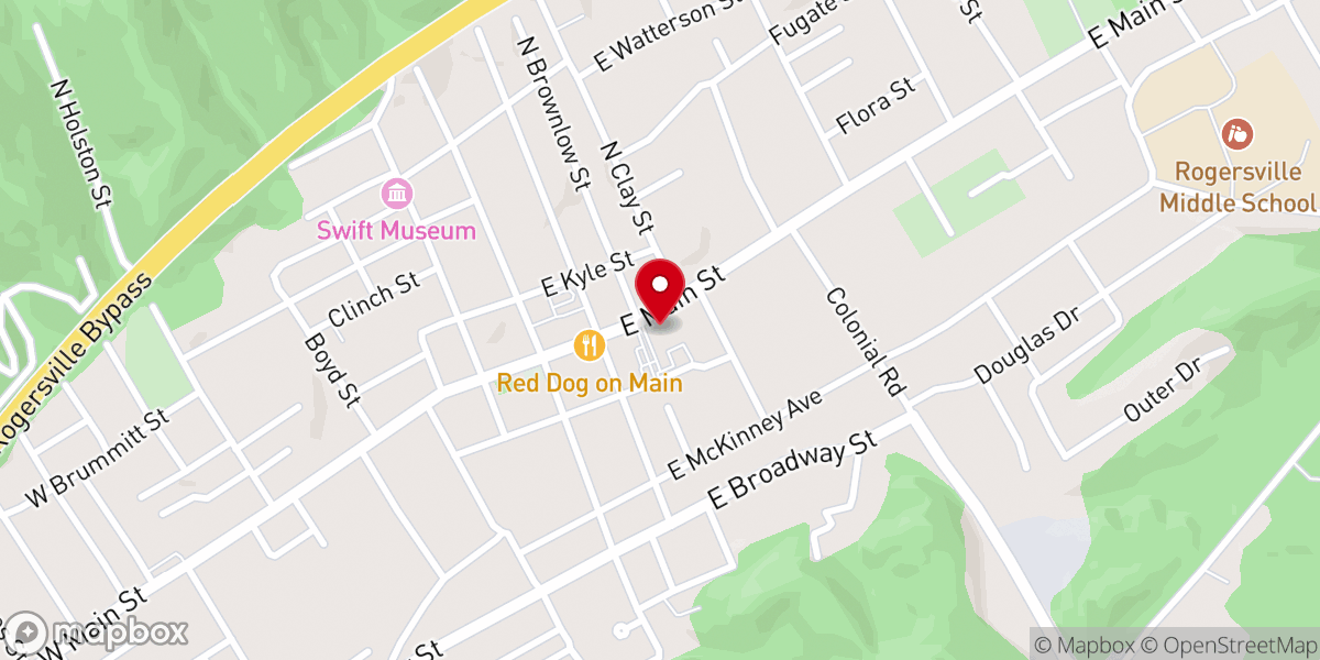 Map showing location of Of One Accord Ministry