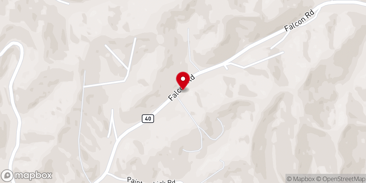 Map showing location of First Community Baptist Church
