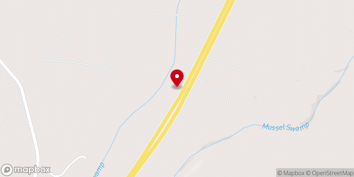 Map showing location of Trinity United Methodist Church