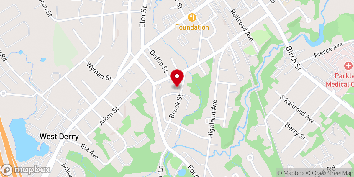 Map showing location of Derry Seventh-day Adventist Church